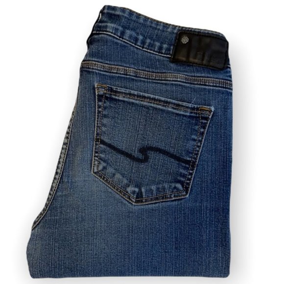 Silver Tuesday Skinny Jeans medium wash mid-rise cotton stretch 5 pocket Size 28 - Picture 1 of 12